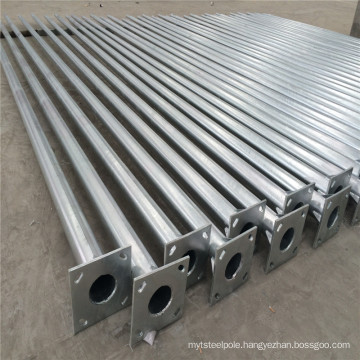 5m Hot Deep Galvanized Octagonal Steel Pole